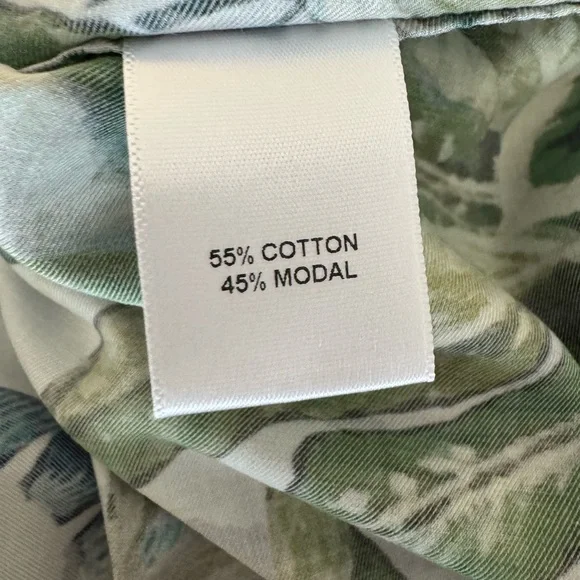 Daniel Cremieux Parrot and Palm Print Shirt - Light Blue - Picture 8 of 9